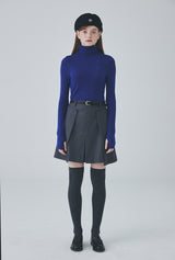 ウールシルクウォーマーTシャツ / Wool Silk Warmer T-Shirt [Blue]