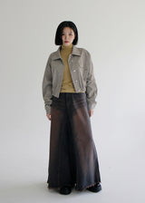バルーンクロップクラックジャケット/Balloon Crop Crack Jacket (2color)