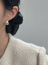 [92.5silver] shell earrings