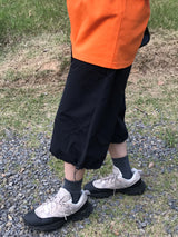 カプリワイドストリングパンツ
