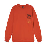 ハンドライティングロングスリーブTシャツ / HANDWRITTEN LONG SLEEVE [ORANGE]