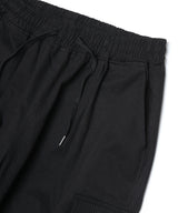 ワイドコットンカーゴパンツ / WIDE COTTON CARGO PANTS - BLACK