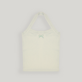 Cream Halter Neck Top