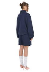 クールアティチュードコットンショートパンツ/[IPT001-7] COOL ATTITUDE COTTON SHORTS NAVY