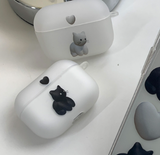 ハートキャットAirPodsケース / Heart Cat AirPod Case