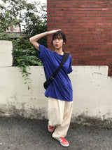 Slip down dyeing boxy t 