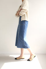 ローザデニムスカート / ROSA DENIM SK / H LINE SKIRT