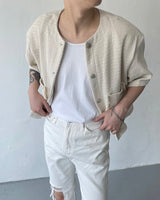 スナップツイードジャケット / TAP Snap Tweed Jacket (2 colors)