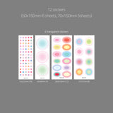 oab blur sticker pack circle