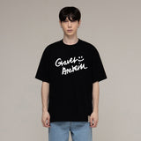 ドローイングロゴスマイルショートスリーブTシャツ/Drawing Logo Smile Short Sleeve T-Shirt