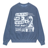 LOVE PUNK PIGMENT SWEATSHIRT