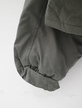 ウールショートパッデッドジャンパー/Wool short padded jumper (2color)