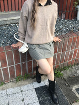 Abril loose fit v-neck knit 