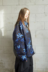 Jブルーフラワージャケット/BSR2223FWJK062 J-BLUE FLOWER JACKET BLACK