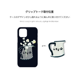 [セット] ブーケシリーズ：ナルシシズムフォンケース + スマホグリップ / [SET] Bouquet series : Narcissism phone case + griptok