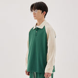 ラザストリングカラースウェットシャツ / Raza String Collar Sweatshirt (3color)