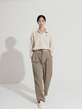 STRING LINE PANTS - BEIGE (6636699451510)