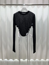 サイドリボンTシャツ / SIDE RIBBON T-SHIRT