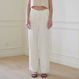 ワンタックスラックス/ONE TUCK SLACKS (WHITE)