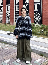ストライプウェーブニットウェア/Stripe wave Knitwear