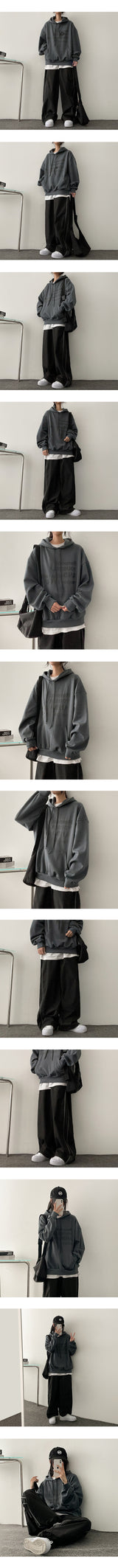 [Jogger, Wide 2] Drit Pony Line String Training Wide Pants