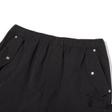 DOODLE CHERRY 2WAY WOVEN SKIRT [BLACK]