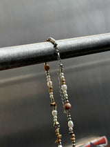 ASCLO Smile & Skull Beads Necklace (2color)