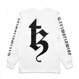 BE TREZ LS TEE - WHITE (6635577606262)