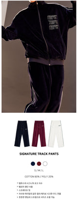 シグネチャートラックパンツ/SIGNATURE TRACK PANTS [NAVY]