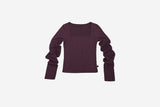 スリムスクエアネックTシャツ / SLIM SQUARE NECK T-SHIRTS