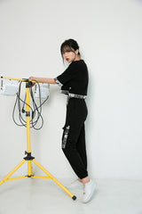 ウルトラバンドクロップTシャツ/TOP(8651) Ultra Band Crop Tee