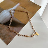 jum パールゲストルックトグルバーボールドショートチェーンネックレス/jum Pearl Guest Look Toggle Bar Bold Short Chain Necklace