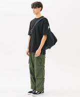TWO TUCK CARGO STRING JOGGER PANTS (KHAKI) (6585162006646)