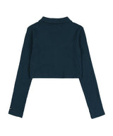 [NF] 2 WAY COLLAR ZIP-UP (BLUE)_F22QA702
