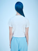 ラビットクロップTシャツ / RABBIT CROP T-SHIRTS(OW)