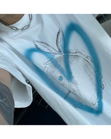 ハートラビットプリントショートスリーブ / SO Heart Rabbit Printed Short-Sleeved (4 colors)