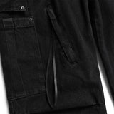 ウォッシュドデニムワイドカーゴパンツ / WASHED DENIM WIDE CARGO PANTS