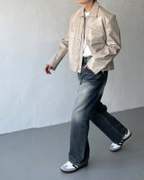 ボルトコートレザージャケット / OA bolt coated leather jacket (3 colors)