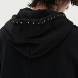 PIGMENT STUDS HOODIE (BLACK)