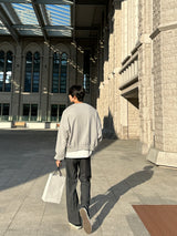 Seed Semi-Crop Sweatshirt (Gray)