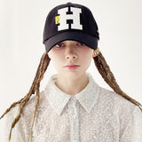 Hボールキャップ / H-BALL CAP_BLACK (6688617496694)