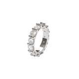 プロンセッティングテニスリング / 4MM Prong Setting Tennis Ring (Silver)