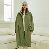 Hi Steady long fishtail jacket NAVY (4648543977590)