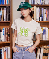 グラフィティクロップ半袖Tシャツ
