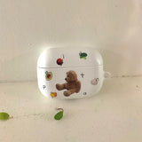 ダイエットベアAirPodsケース / diet bear airpods case (white)