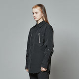Arrow Zip Shirts Black 0166 (4644365303926)