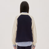 ラザストリングカラースウェットシャツ / Raza String Collar Sweatshirt (3color)