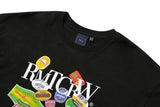 フルーツレーベルTシャツ / FRUIT LABEL TEE_BLACK