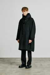 collar up single overfit coat black (6615482171510)