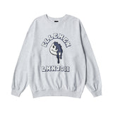 アーチプリンティングスウェット/ARCH PRINTING SWEAT SHIRT-WHITE MELANGE